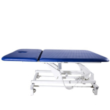 electric treatment table, backrest adjustable physical therapy bed